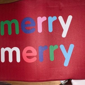 “Merry Merry” Christmas Kitchen Rug Mat